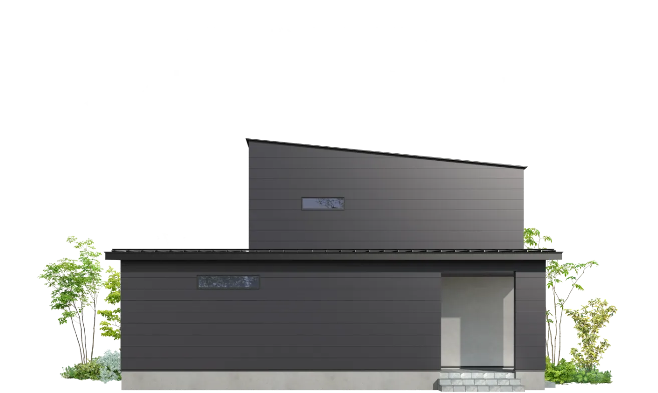 キッチン中心に1階で何でもできる家