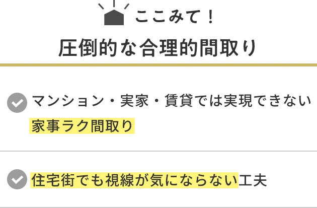 ここみて！ 圧倒的な合理的間取り